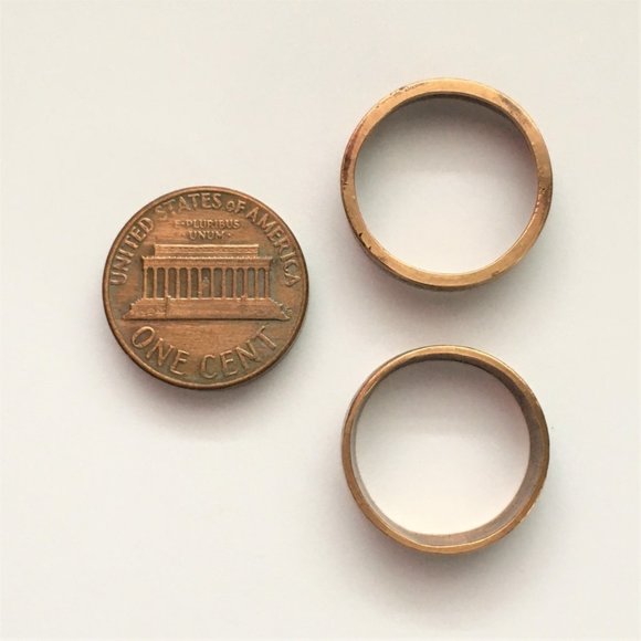 Vintage Lucky Copper Penny Coin Ring Gothic SEALED - Picture 3 of 8